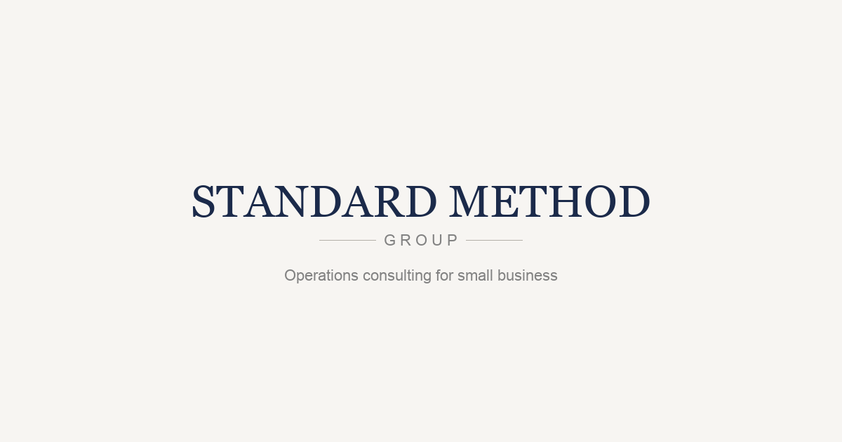 Standard Method Group | Operations Consulting for Small Business ...